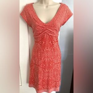 NWT ATHLETA Dhara Burnout Dress Red/Coral